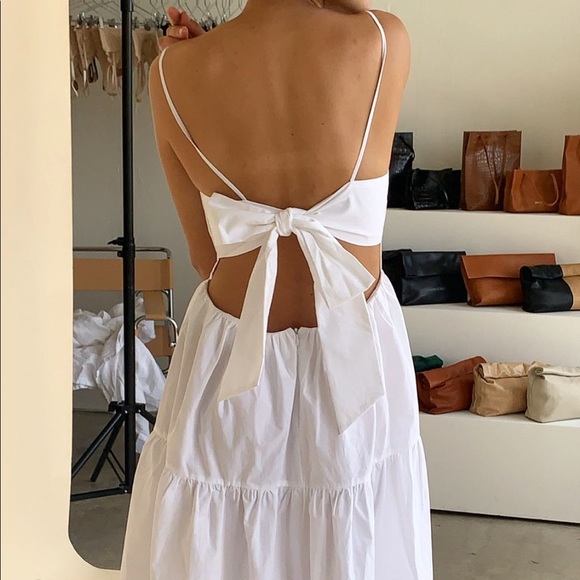 Reformation Dresses & Skirts - Ciao Lucia white washed cotton Gioia mid dress